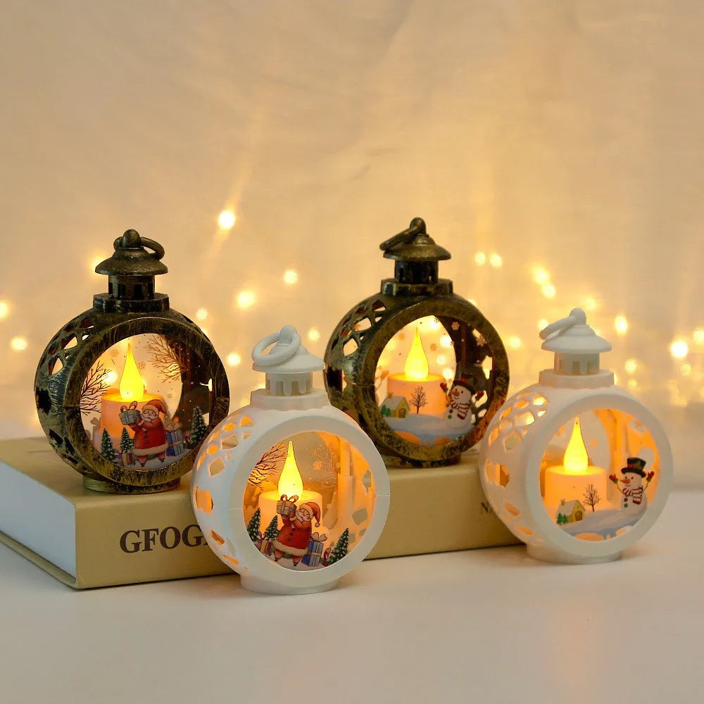 Tree Wind Lights Pendant Navidad Christmas New Year Decoration